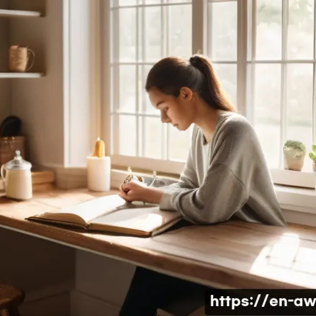 일상 관찰과 목표 지향적 사고 - **Prompt: "The Intentional Morning Ritual"**
    *   **Description**: A tranquil, sunlit kitchen sce...